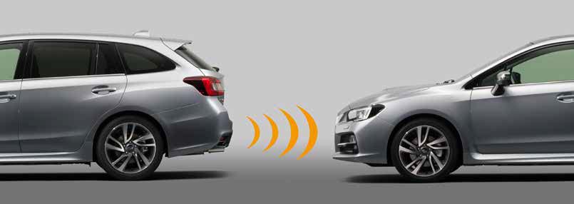 parkeersensoren achter subaru levorg