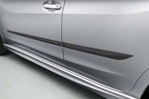 zijstootlijsten carbon subaru xv 2018