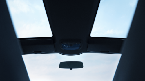 close-up van het panoramisch dak van de xev yoyo pro