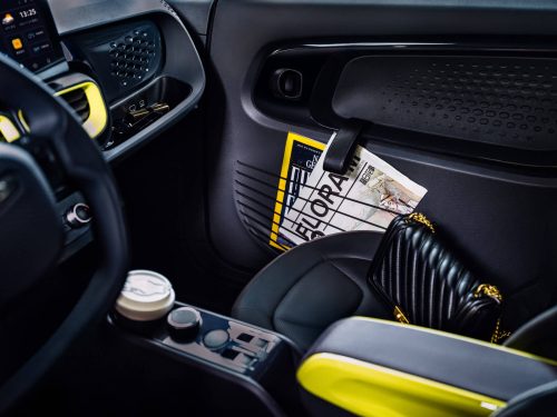 close-up passagiersopbergruimte xev yoyo pro