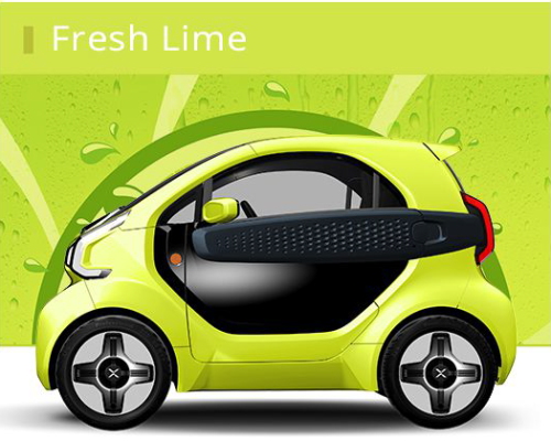 render van xev yoyo pro in de kleur fresh lime