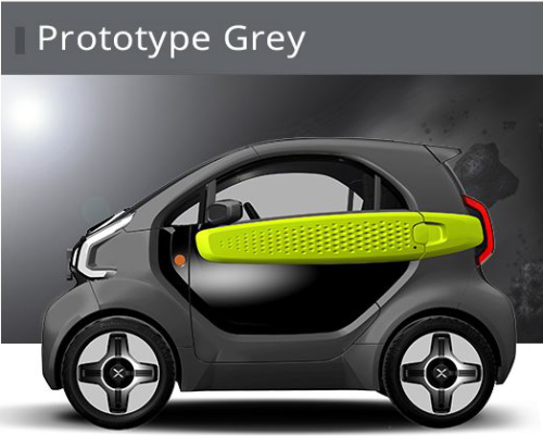 render van xev yoyo pro in de kleur prototype grey