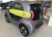 xev yoyo pro on display in showroom in color prototype grey rear left