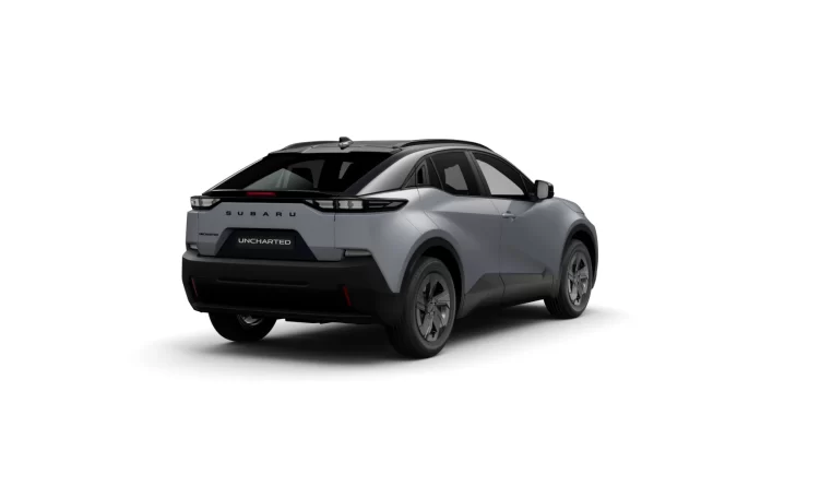 render Subaru uncharted 2E xcite plus in de kleur cement gray duotoon rear right