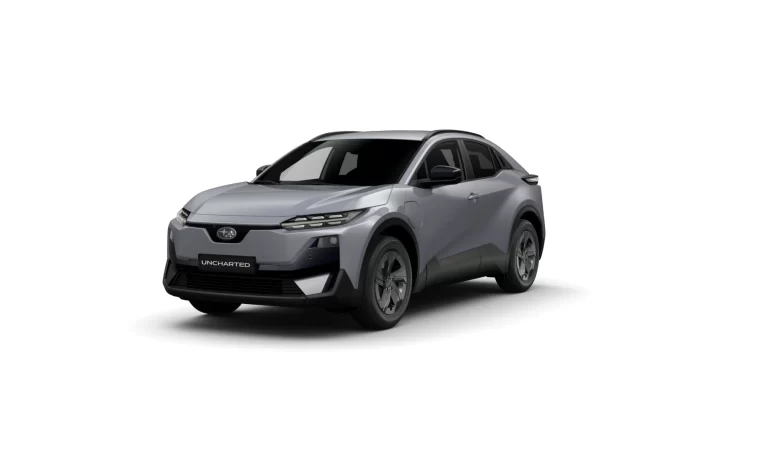 render Subaru uncharted 2E xcite plus in de kleur cement gray left front