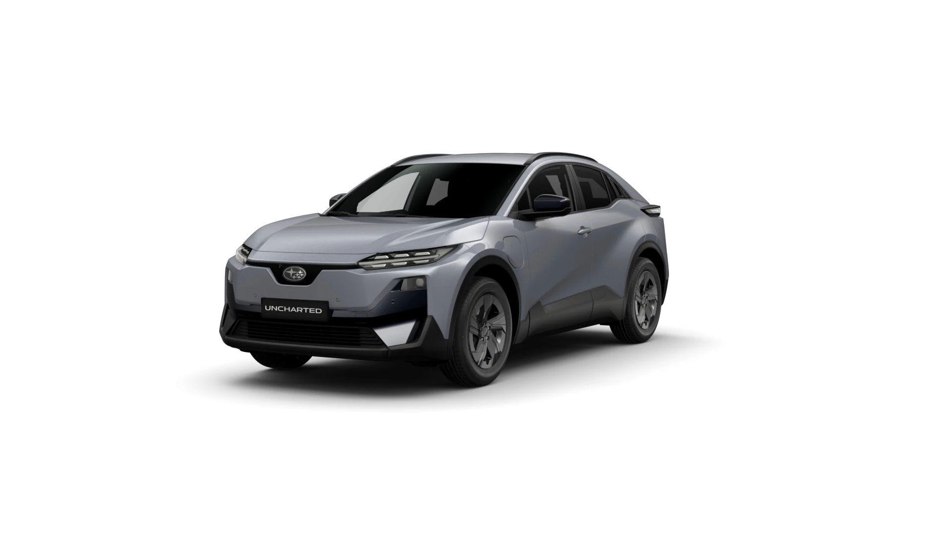 render Subaru uncharted 2E xcite plus in de kleur cement gray left front