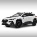 render subaru crosstrek 4wild in de kleur crystal white front left