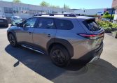 subaru e-outback 4e-experience in color brilliant bronze left rear view