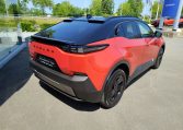 subaru uncharted 2e-excite plus in de kleur flare orange duotoon rechts achter view