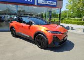 subaru uncharted 2e-excite plus in de kleur flare orange duotoon rechts voor view