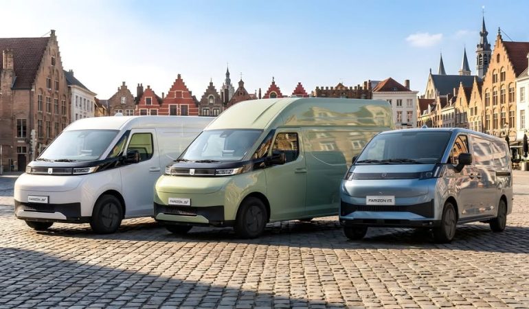 gamma Elektrische bestelwagens Farizon bij V.J.B. Motors Hasselt