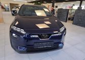 subaru solterra 4e-experience dark blue front view