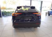 subaru solterra 4e-experience dark blue rear view