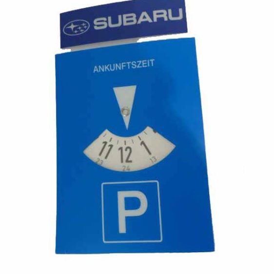 parkeerschijf subaru