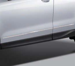 zijstootlijsten chroom subaru forester