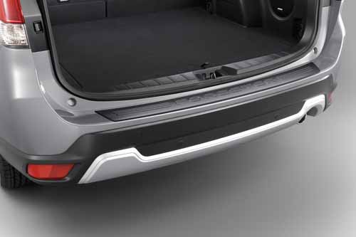 achterbumperbeschermplaat-kunstof-zwart-subaru-forester-eboxer-my20 achterbumperbeschermplaat kunststof zwart subaru forester e-boxer